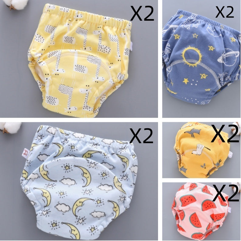 Washable Baby Training Pants 6-layer Gauze Diaper Cover