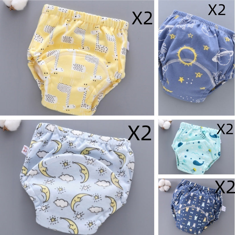 Washable Baby Training Pants 6-layer Gauze Diaper Cover