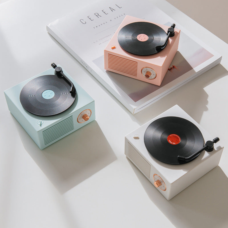 Retro Phonograph Wireless mini portable Bluetooth compatible speaker