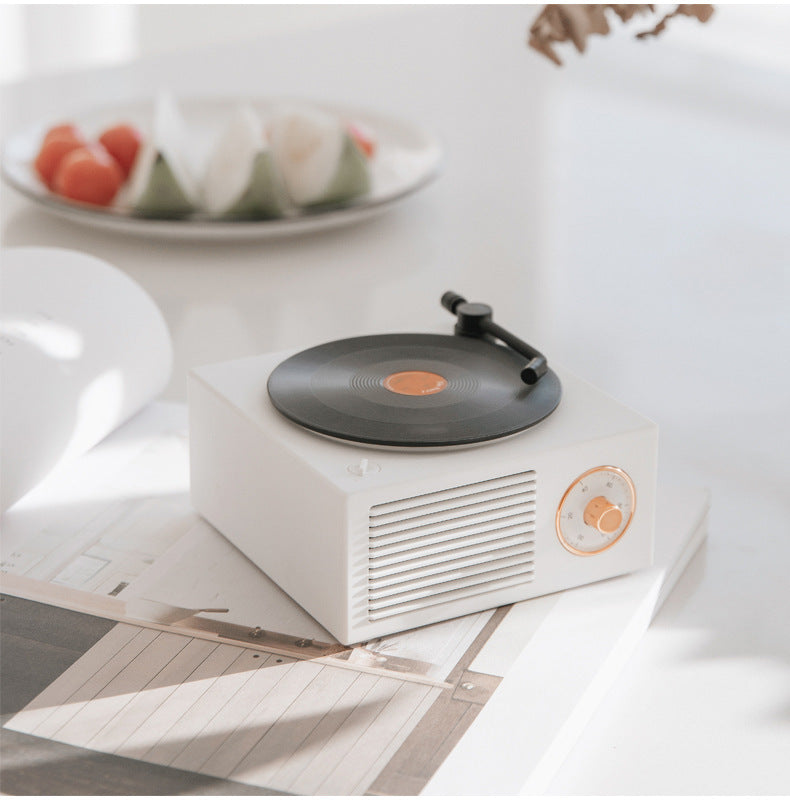 Retro Phonograph Wireless mini portable Bluetooth compatible speaker