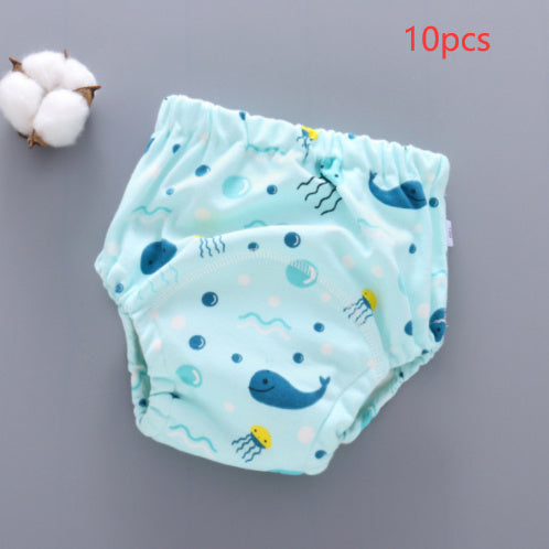 Washable Baby Training Pants 6-layer Gauze Diaper Cover