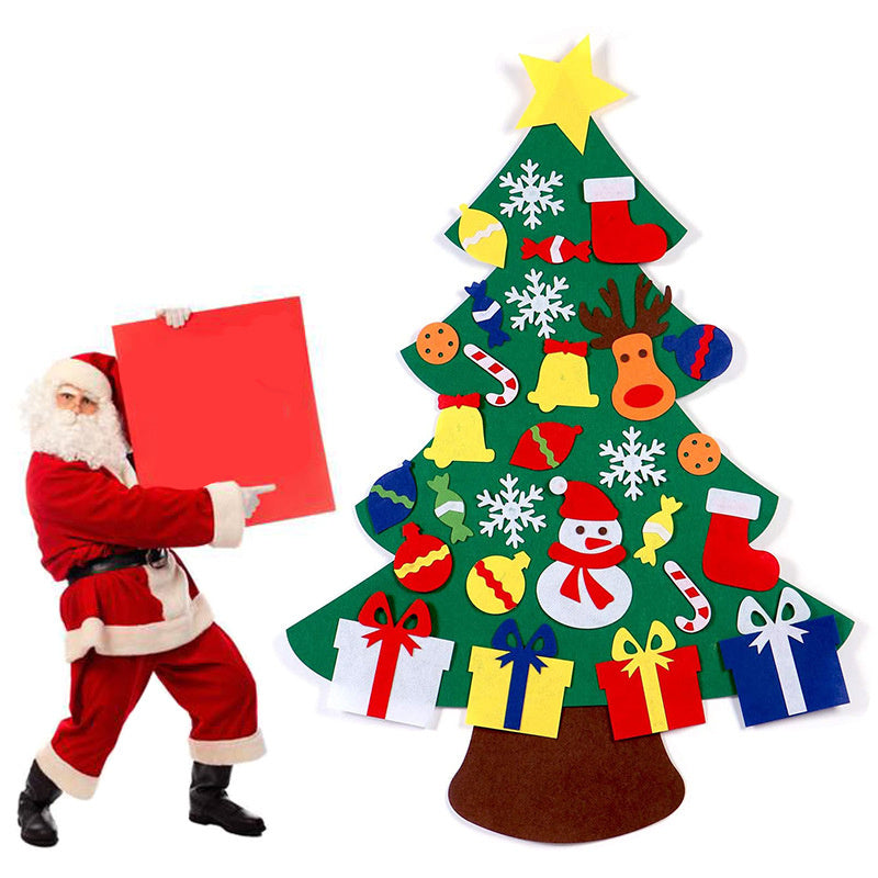 DIY Felt cloth Christmas tree Puzzle
