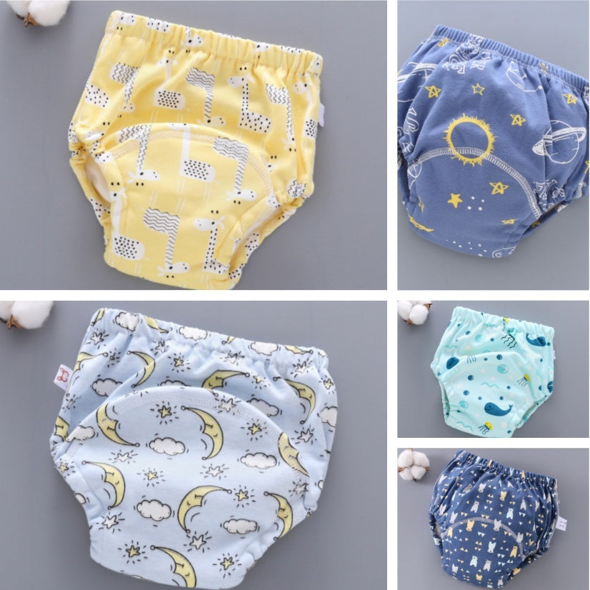 Washable Baby Training Pants 6-layer Gauze Diaper Cover
