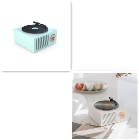 Retro Phonograph Wireless mini portable Bluetooth compatible speaker