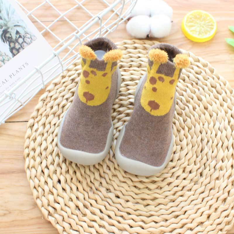 Soft Shoes Socks for Baby, Toddler, and Children Floor Socks Soft Rubber Sole Shoes Knit