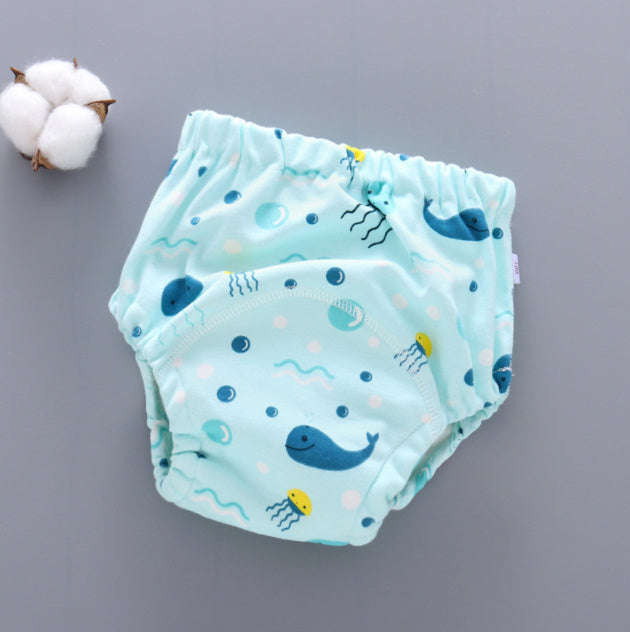 Washable Baby Training Pants 6-layer Gauze Diaper Cover