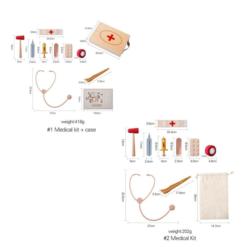 Children Playhouse Toy Doctor Stethoscope Educational Set