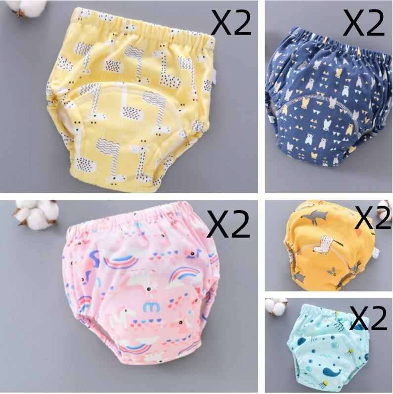 Washable Baby Training Pants 6-layer Gauze Diaper Cover