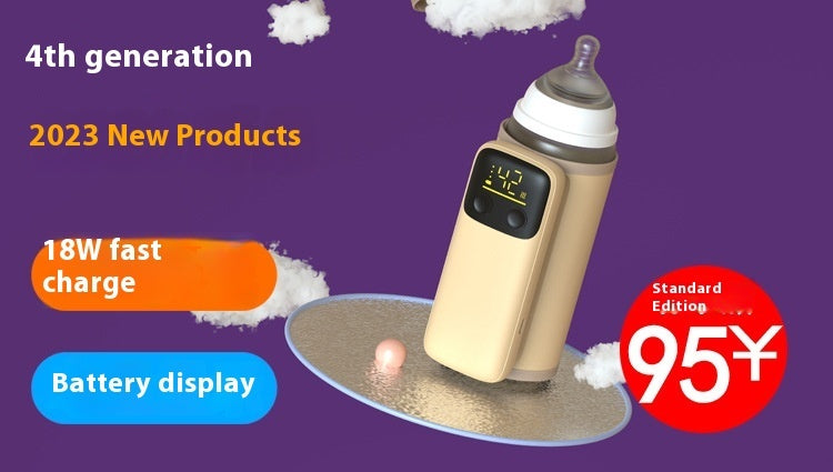 Battery Powered Milk Warmer Baby Bottle