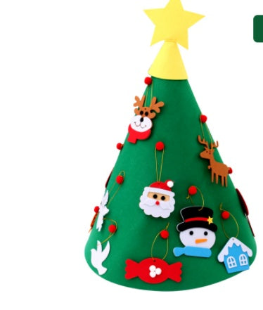 DIY Felt cloth Christmas tree Puzzle