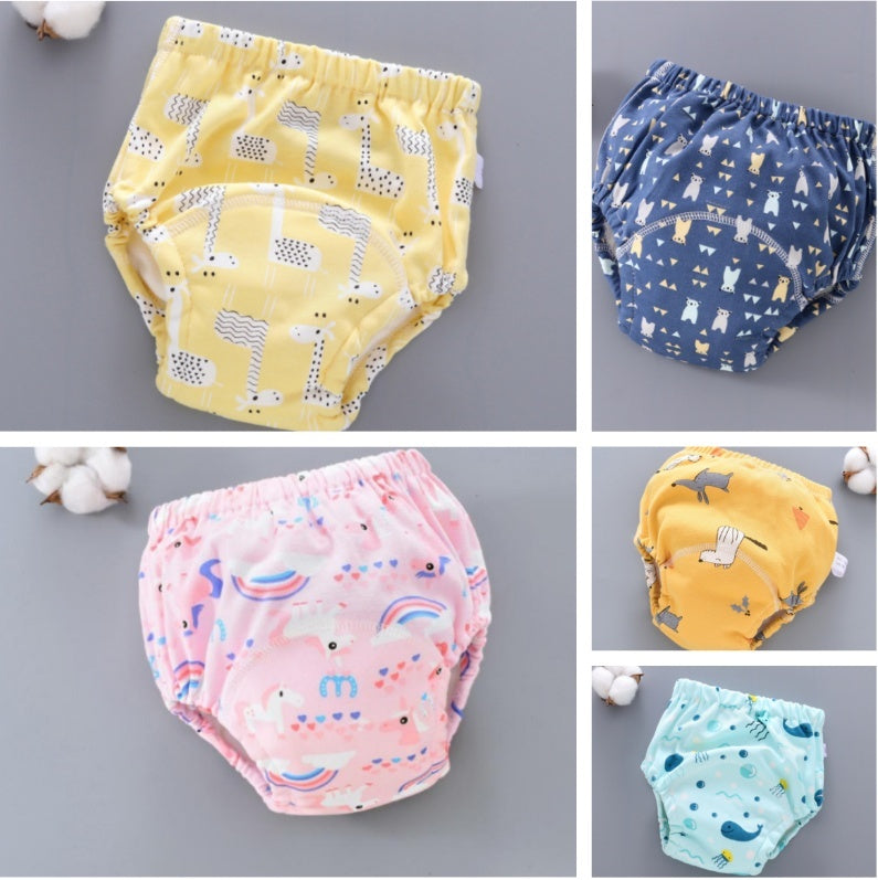 Washable Baby Training Pants 6-layer Gauze Diaper Cover