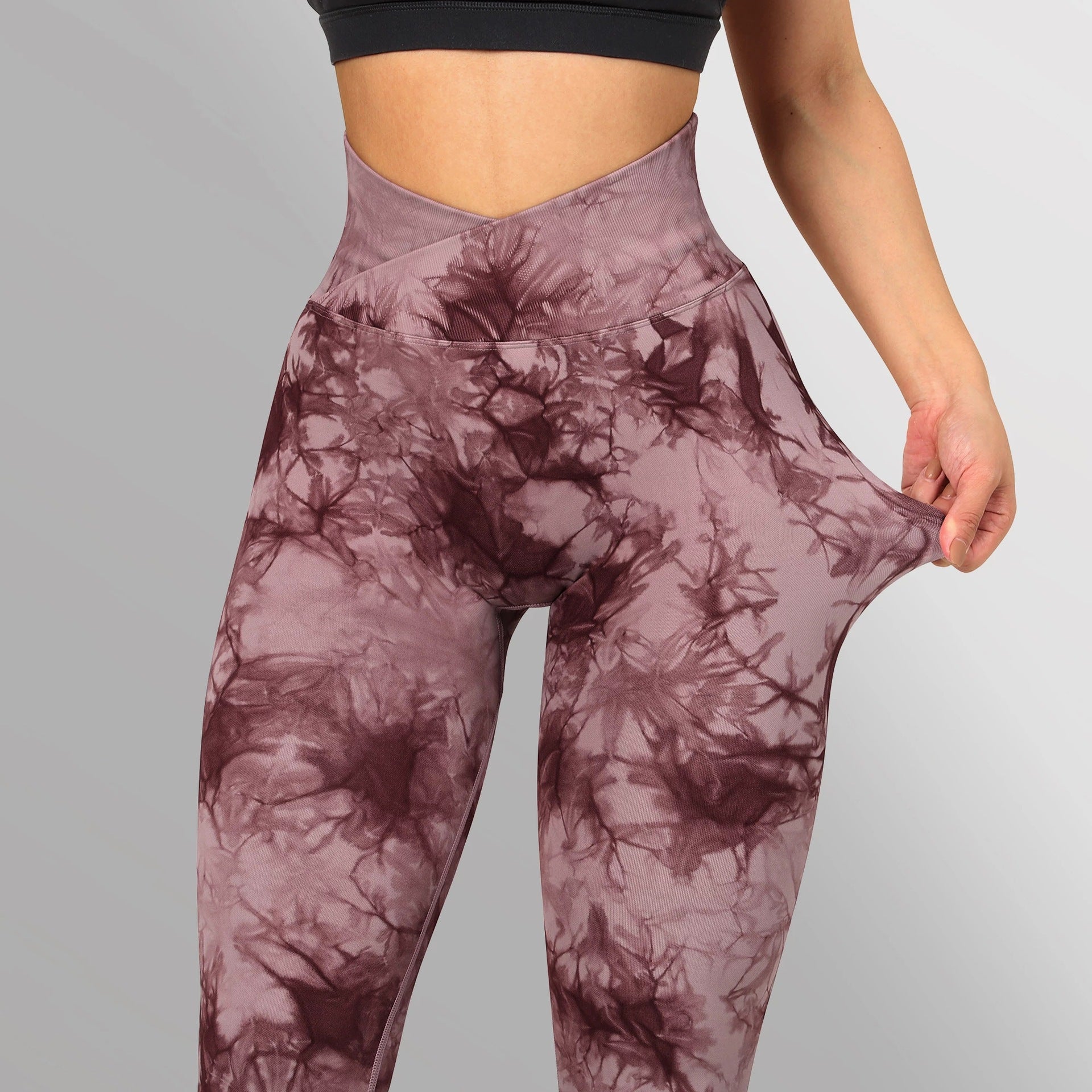 Seamless Tie Dye Sporty Leggings
