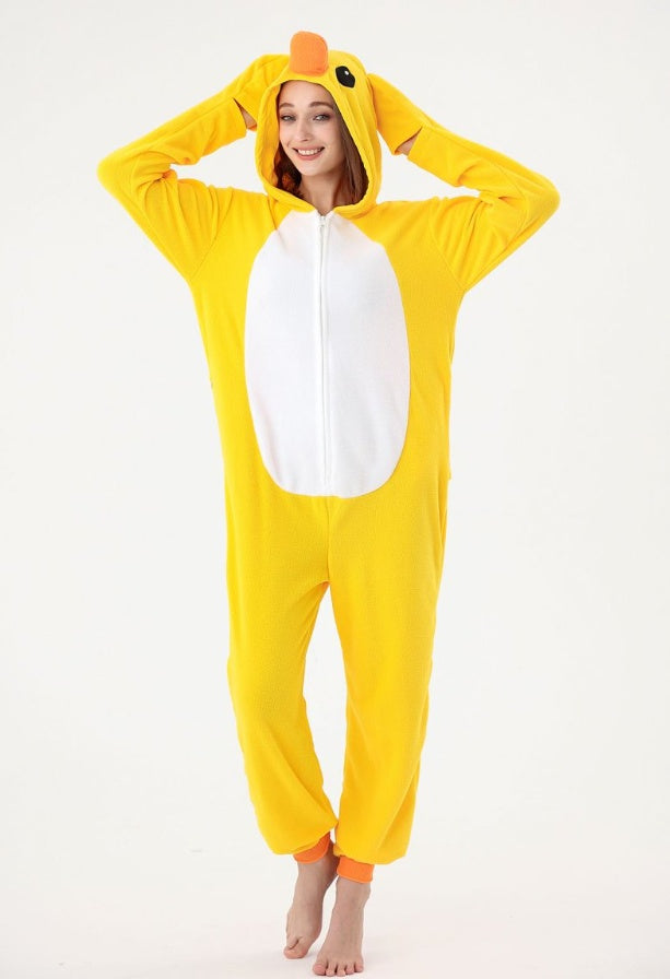 Onesie Duck Fleece Pajamas