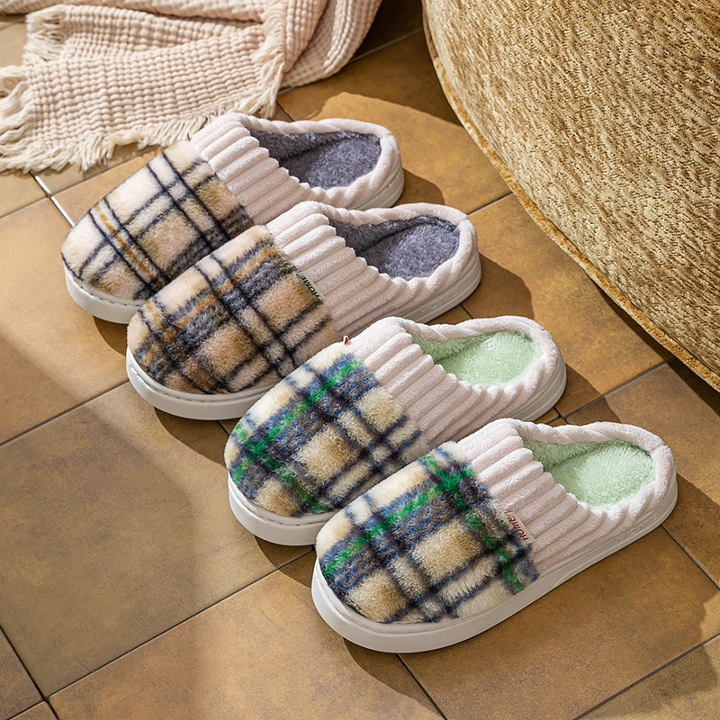 Leisure Home Comfortable Soft Cotton Slippers
