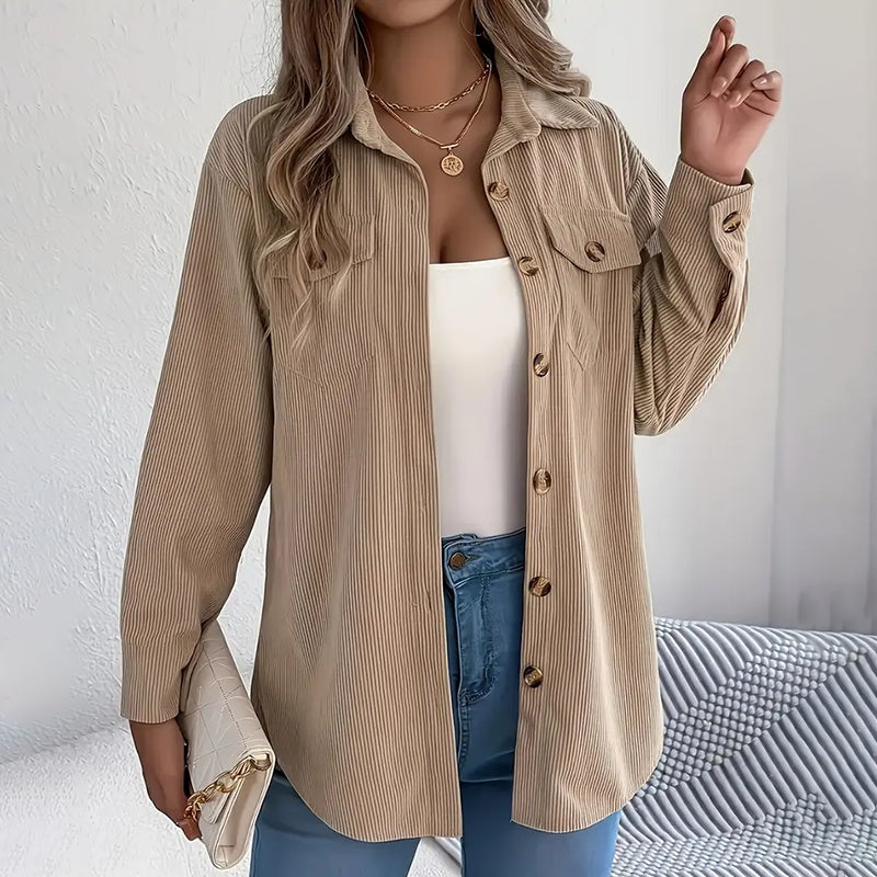 Women's Corduroy Shirt Jacket