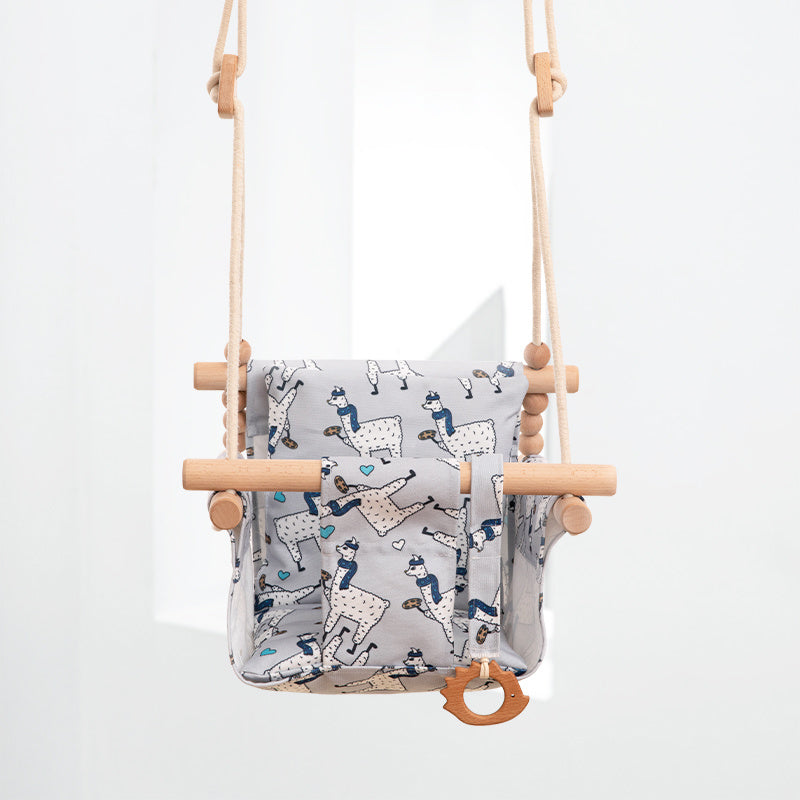 Cotton Canvas Baby Swing Chair Hanging Swing