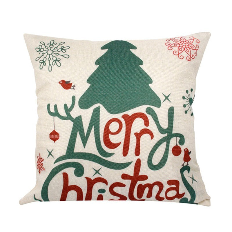 Home Creative Linen Christmas Pillowcase