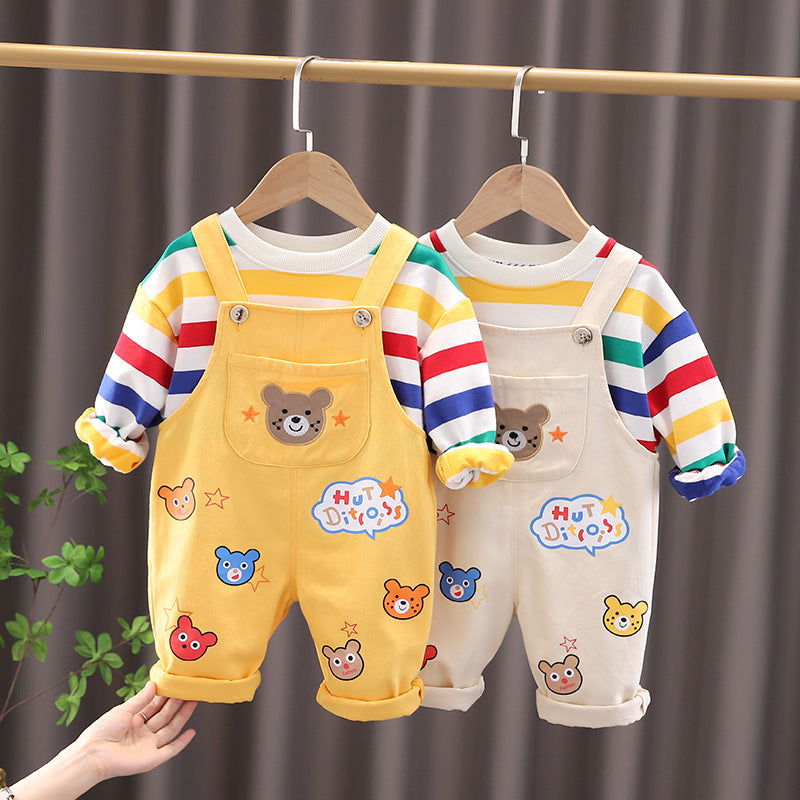 Infant Top Overalls Suit