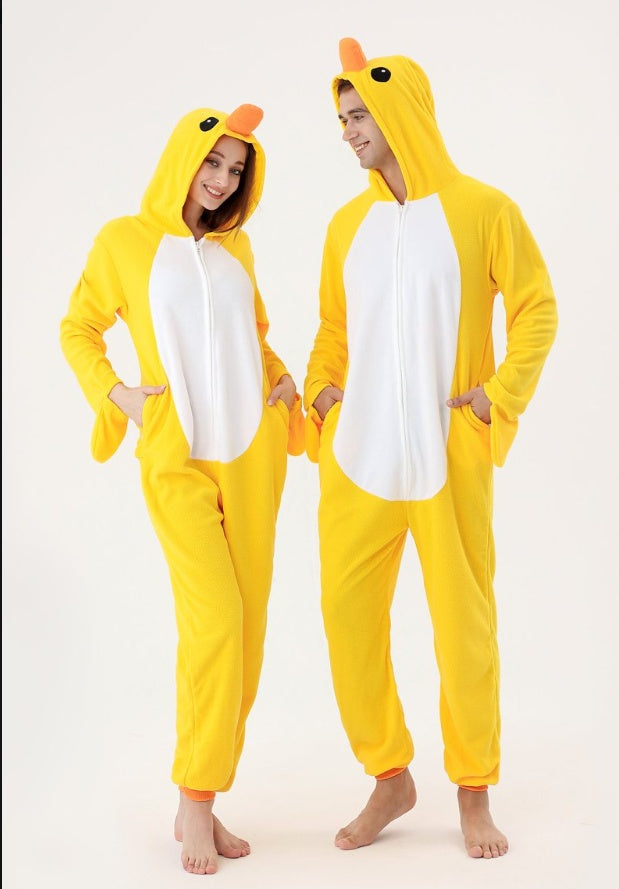 Onesie Duck Fleece Pajamas