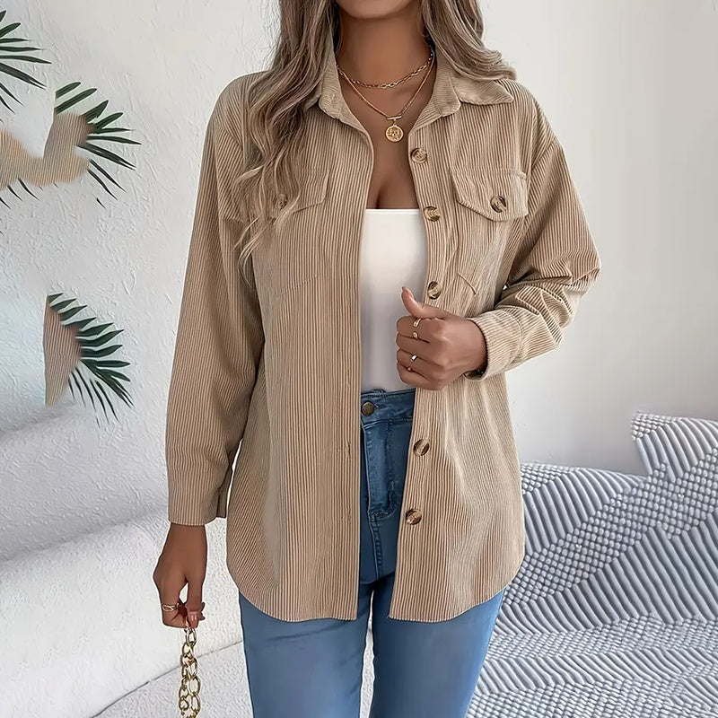 Women's Corduroy Shirt Jacket