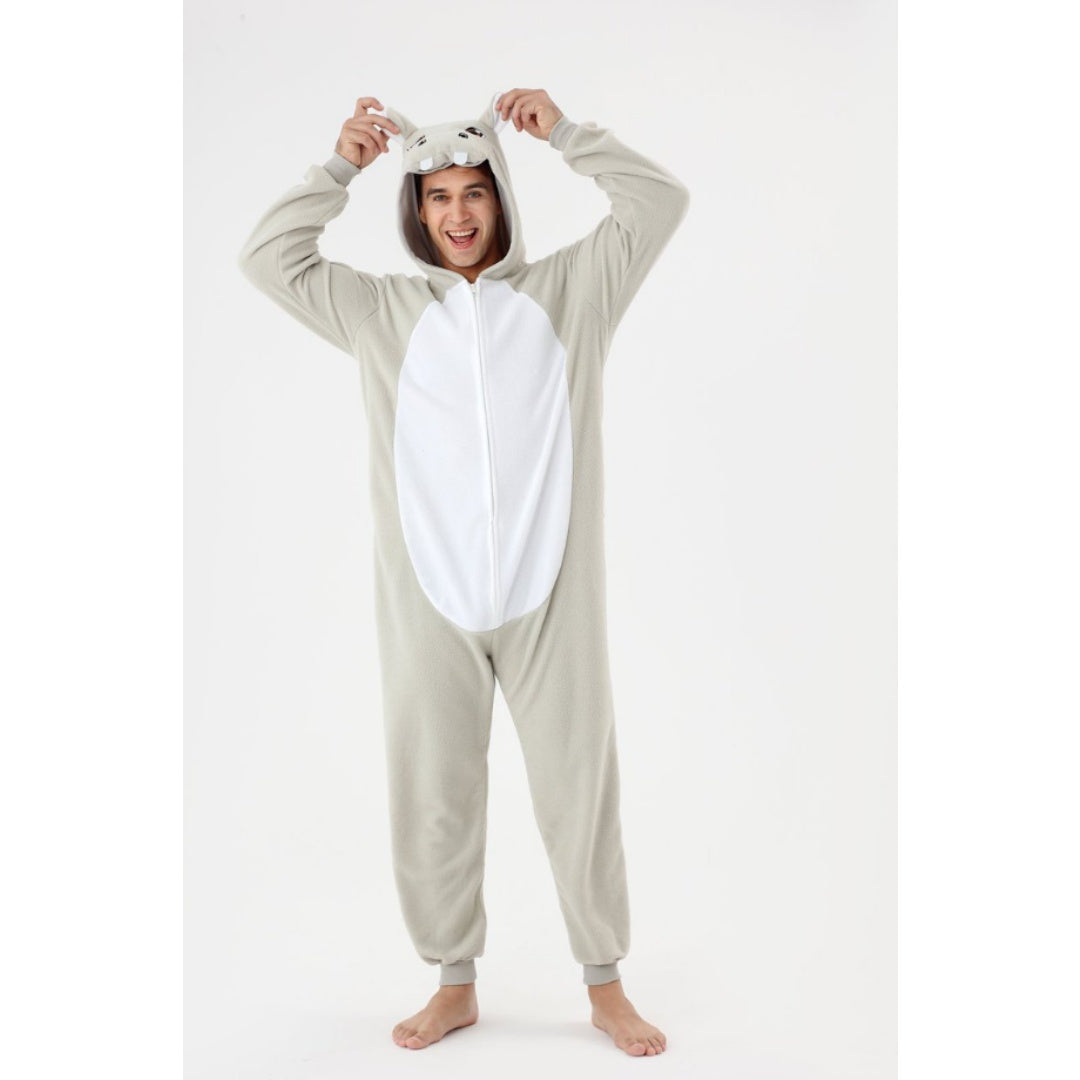 Onesie Animal Fleece Pajamas