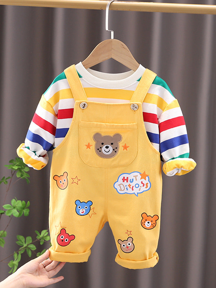 Infant Top Overalls Suit