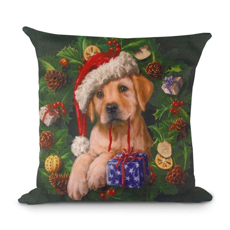 Home Creative Linen Christmas Pillowcase