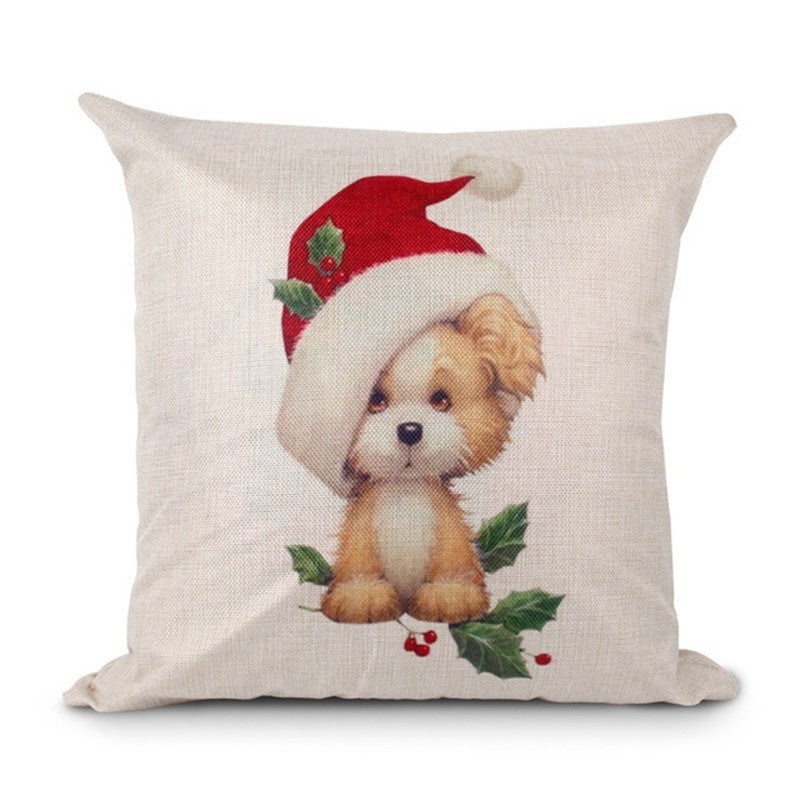 Home Creative Linen Christmas Pillowcase