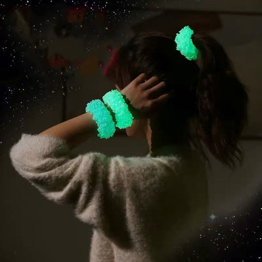 Luminous Hair Plush Head Rope