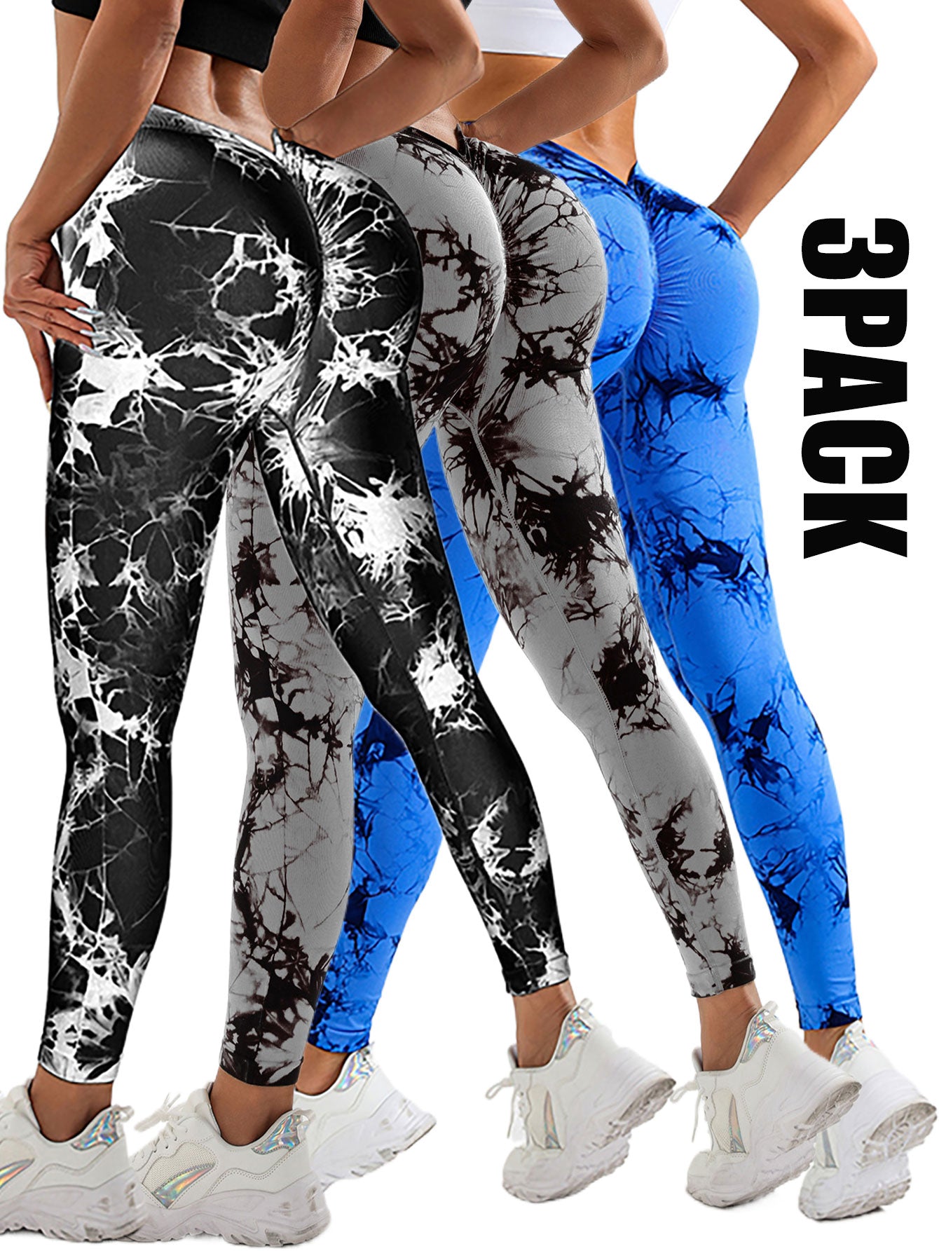 Women's Support Scrunch Leggings - 3 Pack