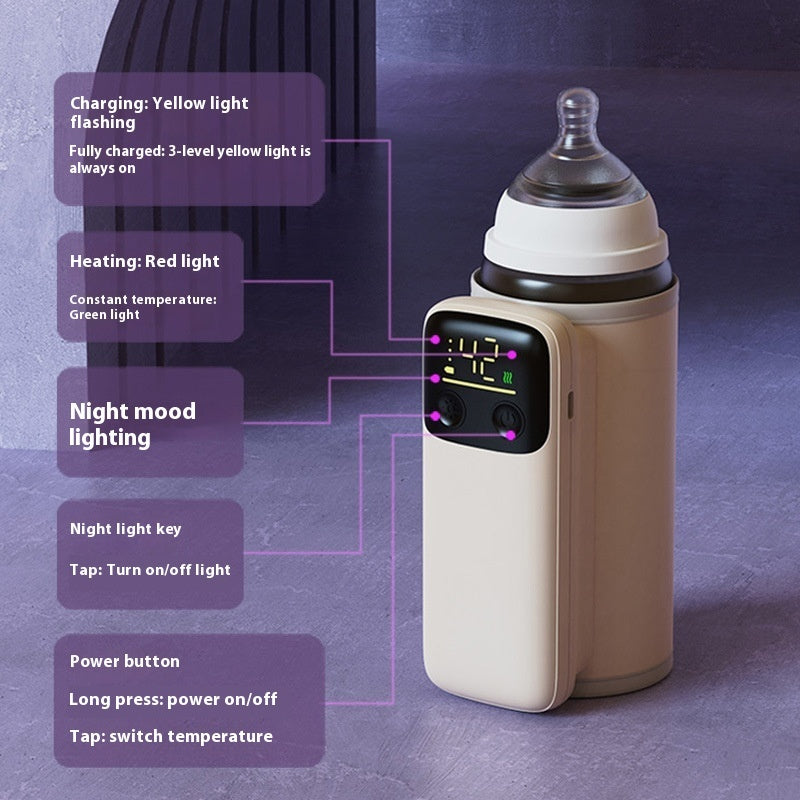 Battery Powered Milk Warmer Baby Bottle
