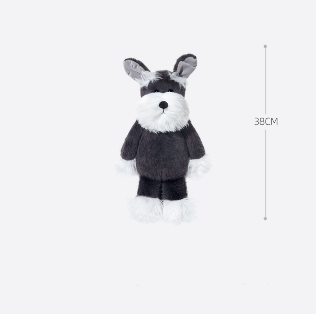 Schnauzer Dog Plush Toy