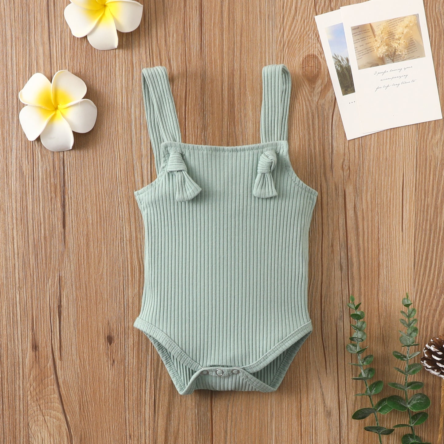 Baby Cotton Strap Romper