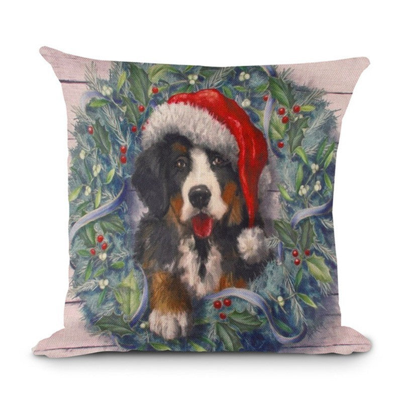 Home Creative Linen Christmas Pillowcase