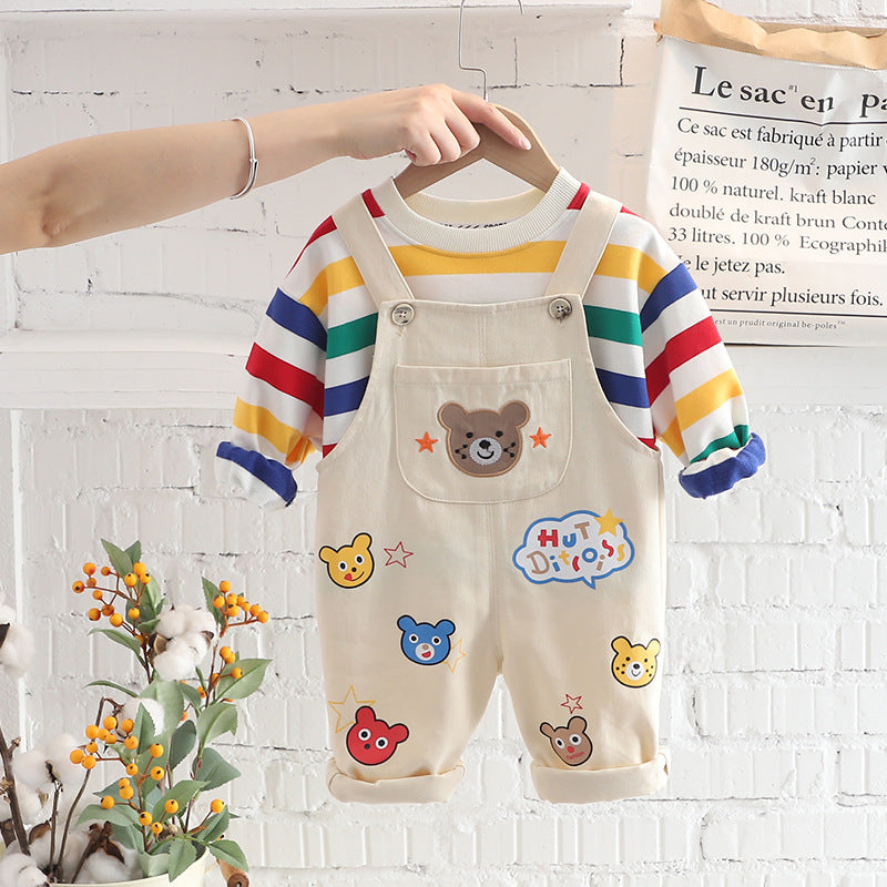 Infant Top Overalls Suit