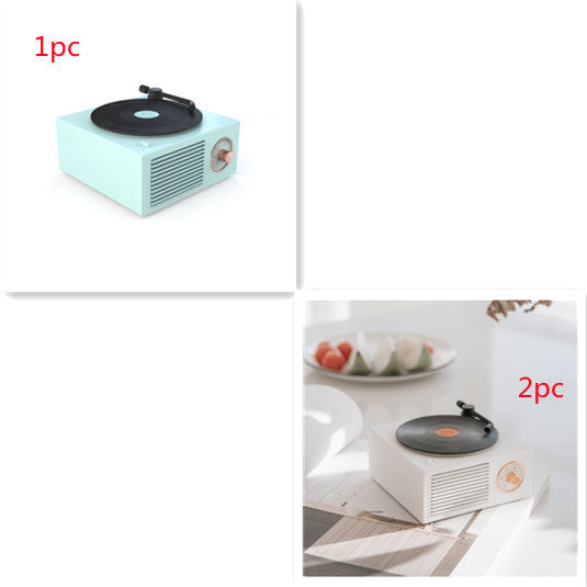 Retro Phonograph Wireless mini portable Bluetooth compatible speaker