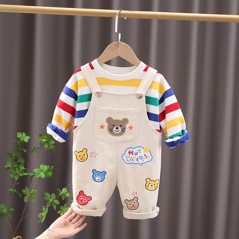 Infant Top Overalls Suit