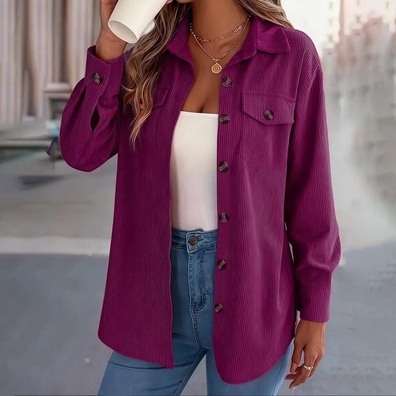 Women's Corduroy Shirt Jacket