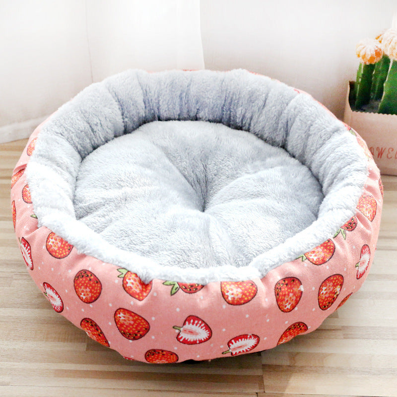 Dog And Cat Padded Cotton Bed