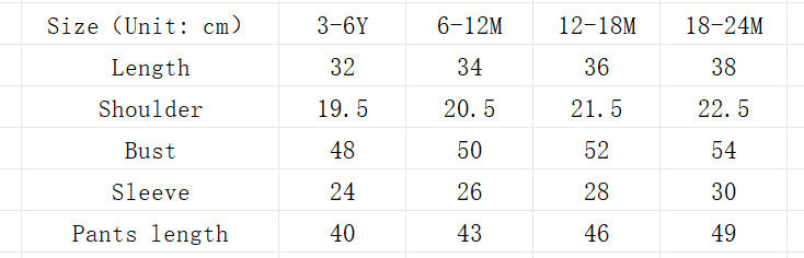 Infant 3-piece Set Suit