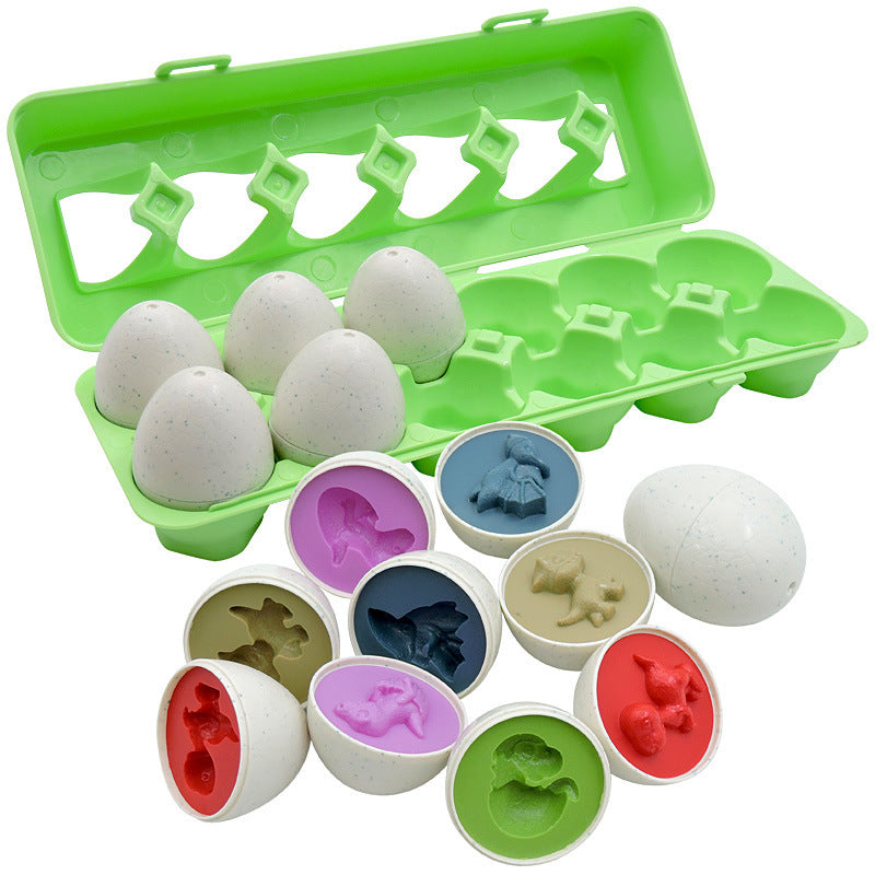 Smart Egg Shape Matching Montessori Eggs Toy for Kids & Children