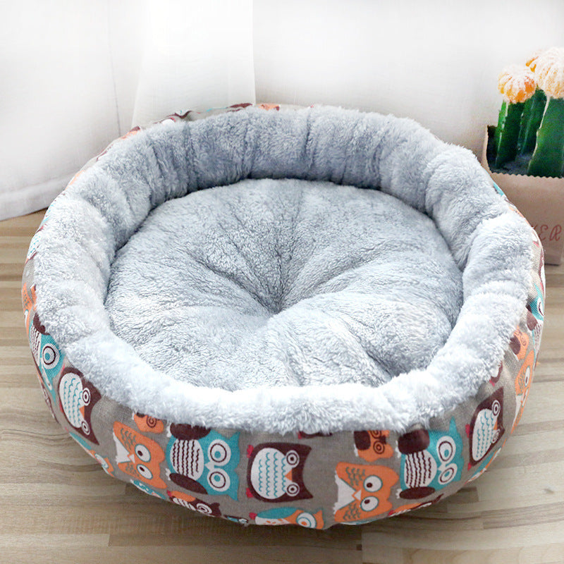 Dog And Cat Padded Cotton Bed