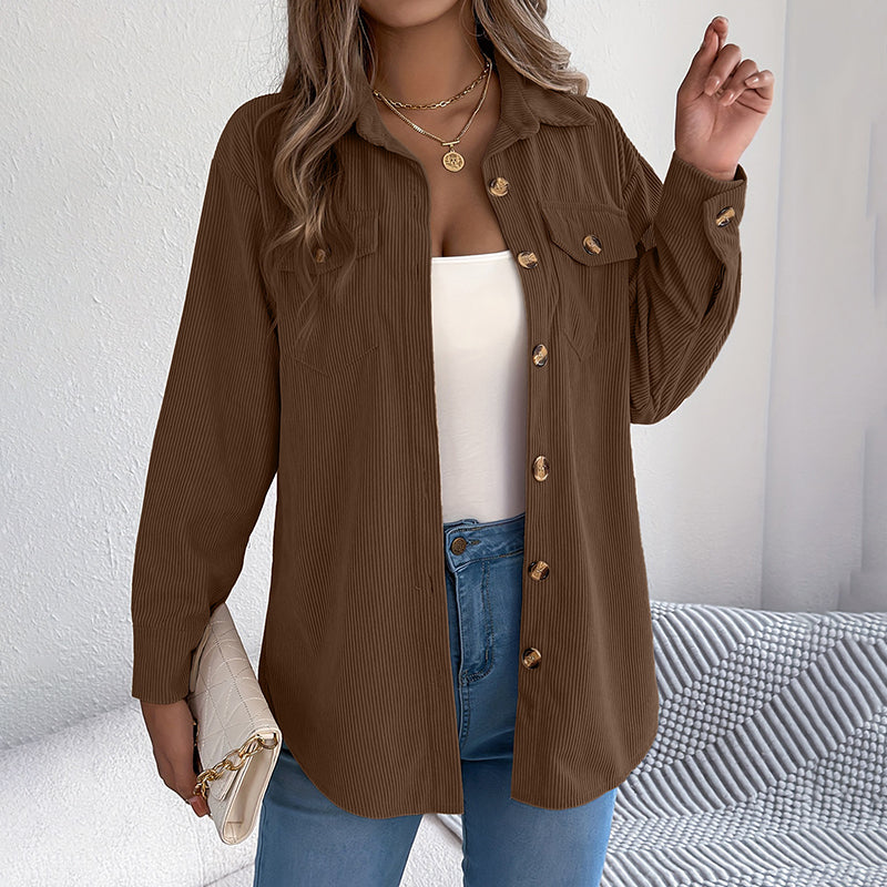 Women's Corduroy Shirt Jacket