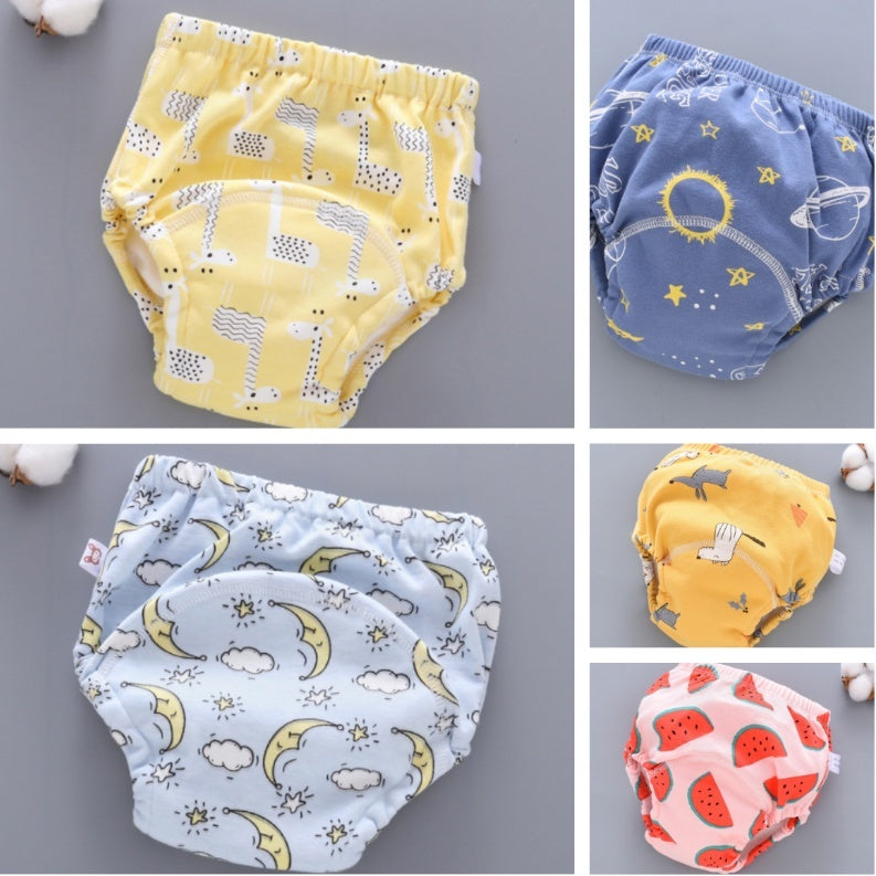 Washable Baby Training Pants 6-layer Gauze Diaper Cover