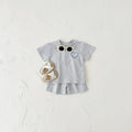 Baby & Toddler Heart Print Short Sleeve Two-piece Set