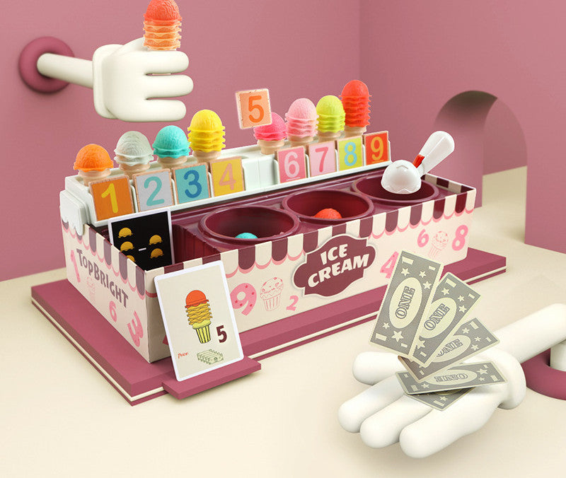 New Play House Ice Cream Math Kitchen Toys For Education