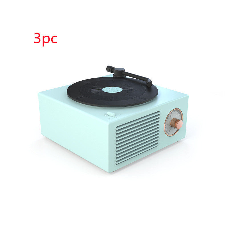 Retro Phonograph Wireless mini portable Bluetooth compatible speaker