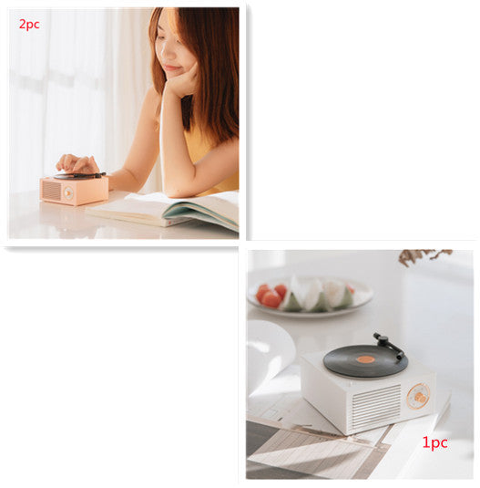 Retro Phonograph Wireless mini portable Bluetooth compatible speaker