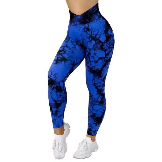 Seamless Tie Dye Sporty Leggings