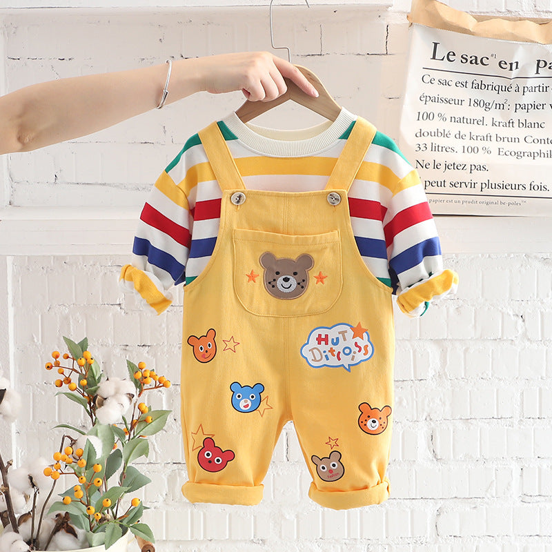 Infant Top Overalls Suit